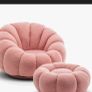 Accent chair and footstool Image 4