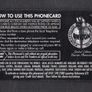 United Kingdom 50 unit Walt Disney Darkly Dawns The Duck Phone Card Image 2