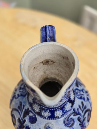 19th Century Westerwald Pottery Salt Glazed Jug