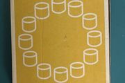 90s Vintage IKEA Varmejushallare ceramic candle holders