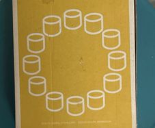 90s Vintage IKEA Varmejushallare ceramic candle holders