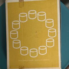 90s Vintage IKEA Varmejushallare ceramic candle holders