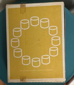 90s Vintage IKEA Varmejushallare ceramic candle holders