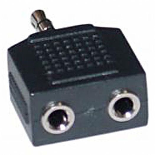 New 3.5 mm Male Jack to 2 x Jack Socket Splitter Adapter #22