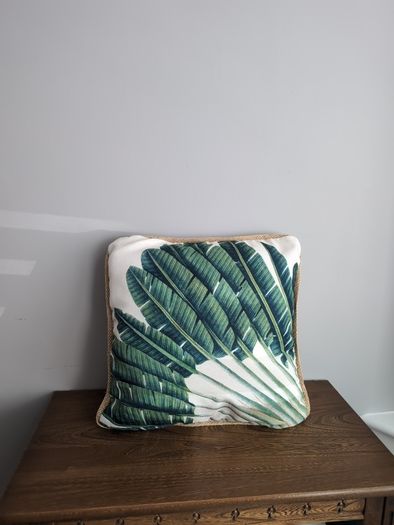 Tropical Palm Forest Green Cushions