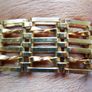 Vintage Gold Plated Gate Link Bracelet length 8,5" Image 3
