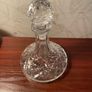 Vintage Cut Crystal Whisky  Spirit Decanter with Stopper Image 3