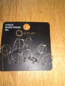 8 Pkt. Mixed Rings for Sale