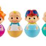 Cocomelon Weebles 4 Figure Pack, chunky moulded figures, JJ, moonbug, preschool imaginative play Image 2