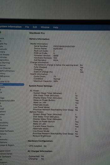 MacBook Pro 16" 2021 M1 Pro | 16GB | 512GB | 99% Battery