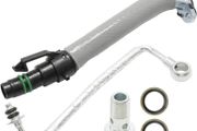 Turbo Oil Feed Return Pipe Kit with Bolts, Replacement for Vauxhall Astra Corsa Insignia Zafira Meriva Mokka