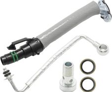 Turbo Oil Feed Return Pipe Kit with Bolts, Replacement for Vauxhall Astra Corsa Insignia Zafira Meriva Mokka
