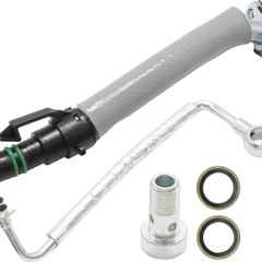 Turbo Oil Feed Return Pipe Kit with Bolts, Replacement for Vauxhall Astra Corsa Insignia Zafira Meriva Mokka