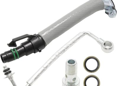 Turbo Oil Feed Return Pipe Kit with Bolts, Replacement for Vauxhall Astra Corsa Insignia Zafira Meriva Mokka