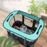 Foldable Pet Playpen,Cat Dog Playpen,Portable Dog Cage soft Portable Exercise Kennel Tent,Puppy Pen Indoors/Outdoors Pet Tent Fence(S(70 55 45cm)) Image 6