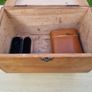 Vintage wooden shoe-cleaning box Image 6