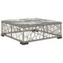 5 Piece Garden Lounge Set with Cushions Poly Rattan Grey Image 4
