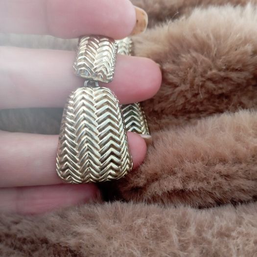 Vintage gold costume earrings