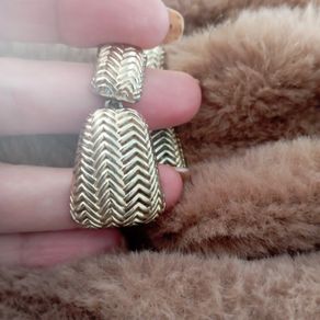 Vintage gold costume earrings