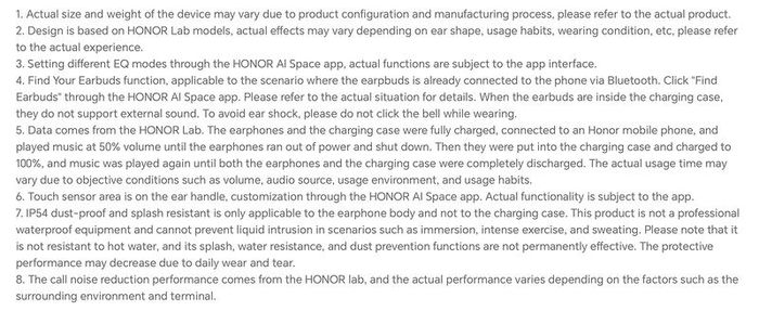 HONOR Earbuds X6 With Charge Box White