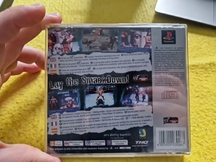 Smack Down PlayStation1 Ps1 PlayStation2 Ps2 Games Original