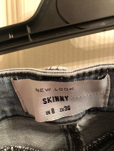 New Look Womens Ripped Skinny Jeans