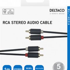 2 RCA - 2 RCA Audio Cable Gold Plated