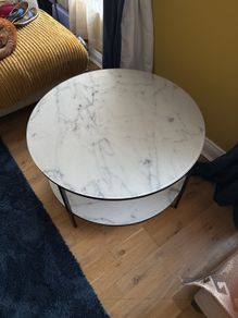 marble style  coffee table