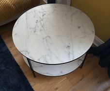 marble style  coffee table