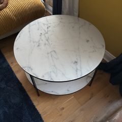 marble style  coffee table