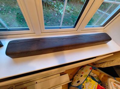 Geocast dark oak mantle beam