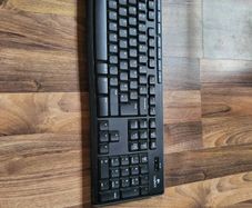 Logitech wireless keyboard and mouse.