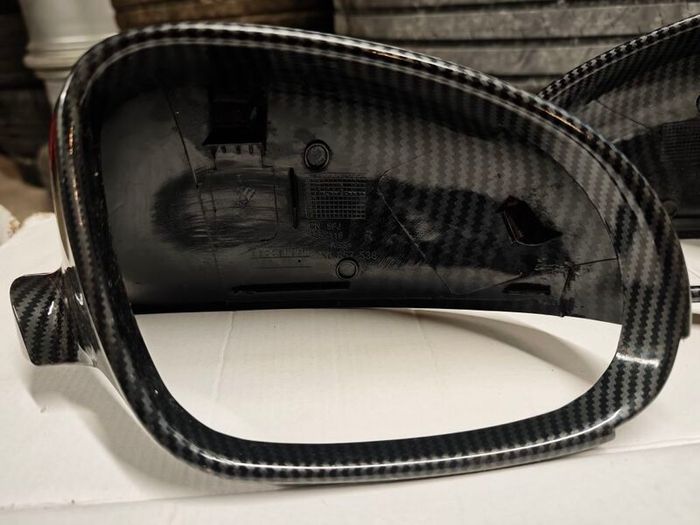 Vw Golf mk5 black carbon fiber mirror covers