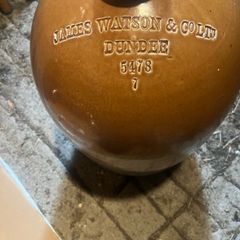 James Watson&sons Dundee. 7 gallon flagon