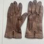 Vintage Ladies 40's/50's Pigskin Leather Gloves Image 2