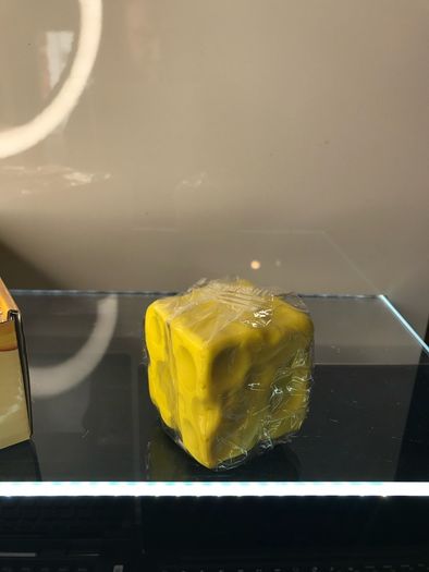 Kids squishy cheese cube