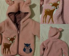Fleece Zip Up Hooded Top