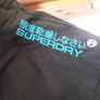 Superdry Jacket, black with blue accents, size Small Image 2