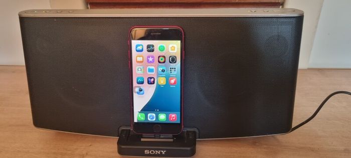Sony RDP-X200iPN Personal Audio System Bluetooth Speaker with Power Supply