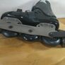 Bauer MVB Inline Skates Rollerblades Black/Yellow Junior / Small AdultUK 3 EU 36 Retro Image 7