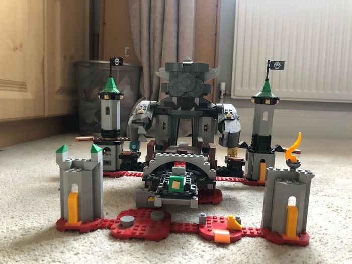 lego super mario bowser castle and other Mario lot