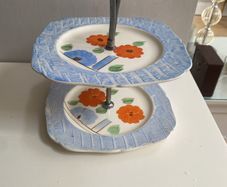 Vintage H&K Tunstall cake stand