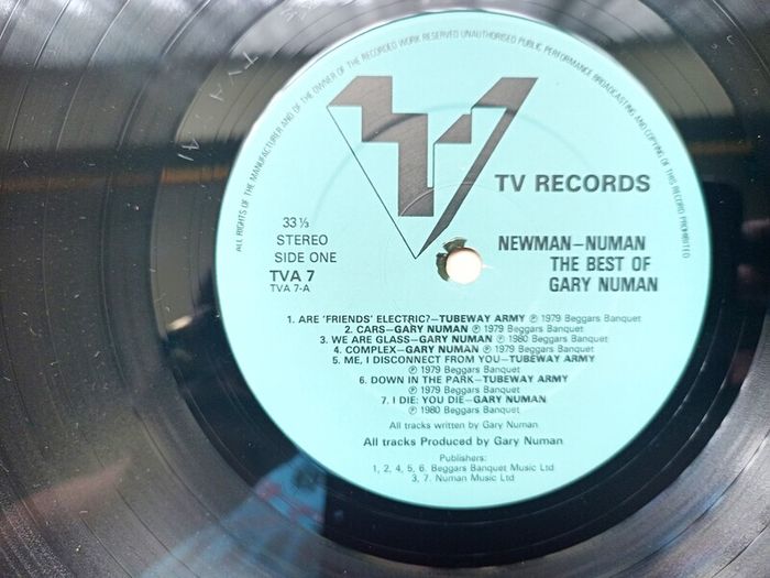 New Man Numan Best Of Hits Album 1982