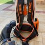STIHL BGA 300 blower with STIHL ADA1000 dual battery backpack adapter Image 2