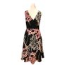 Monsoon print dress.(black) UK14 Image 2