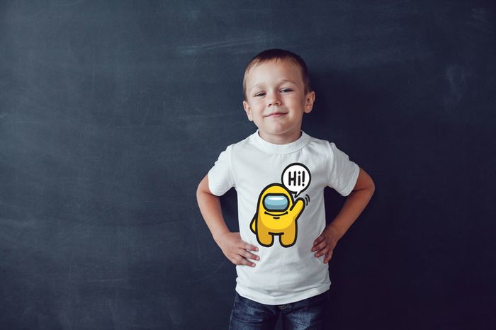 Among us impostor t-shirts for adults and kids