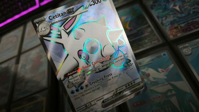 Cetitan EX ! Full Art ! Ultra Rare ! from Destined Rivals Set ! 2025 ! Pokemon Card !