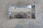 2 Gang Flush Metal Boxes x 20 for Sale