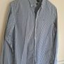 mens Tommy Hilfiger long sleeve check shirt Size Small navy blue white Image 5