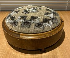 Antique Victorian Ladies Footstool